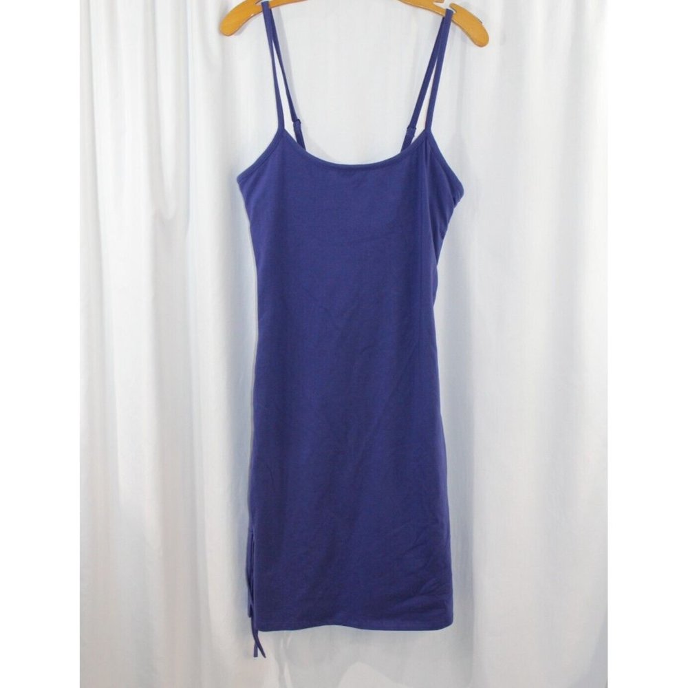 NWT Adore Me Womens Blue Side Tie Cinch Tank Dress M